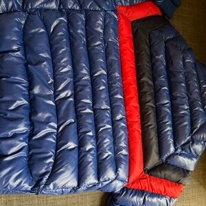 Polo by Ralph Lauren Blue and Red Kids Puffer Jacket